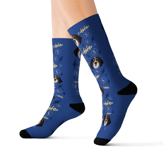 Oliver Snickerdoodle Solaris Socks - Blue