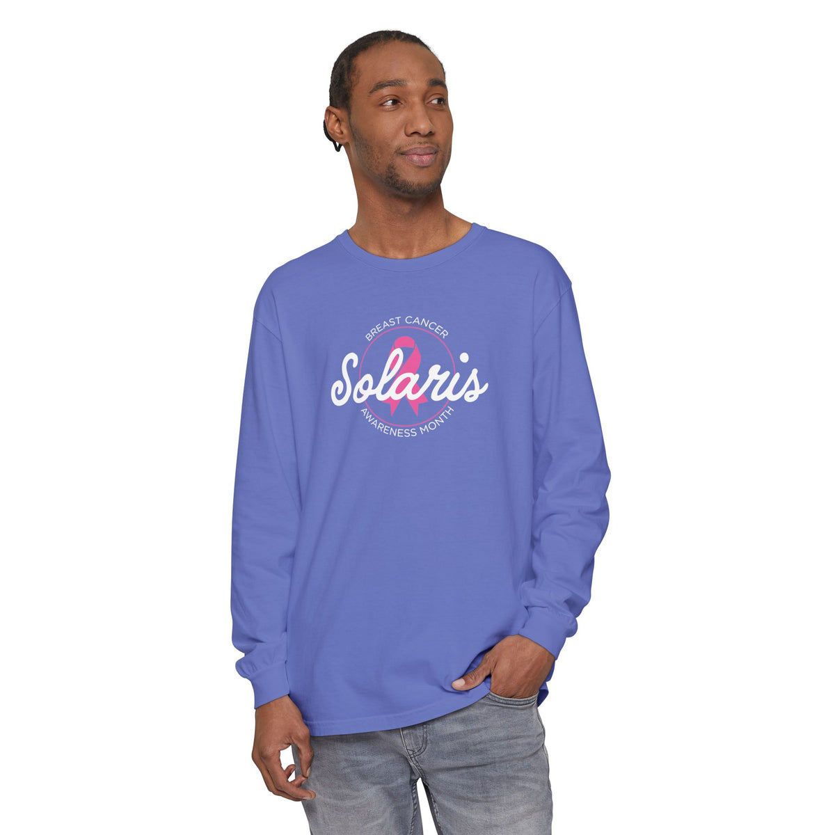 Solaris 2026 Breast Cancer Awareness Month Long Sleeve Tee