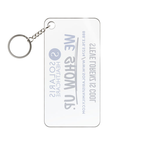 "We Show Up" Solaris Keychain