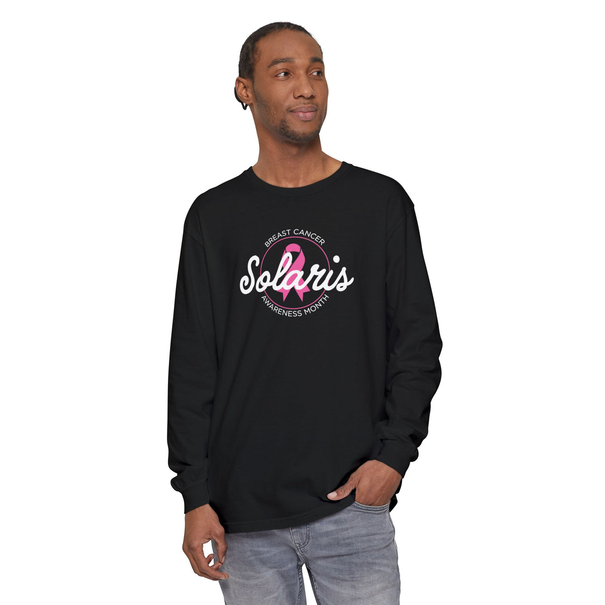 Solaris 2026 Breast Cancer Awareness Month Long Sleeve Tee