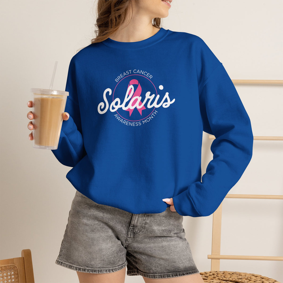 Breast Cancer Awareness Month Crewneck Sweatshirt – 2026