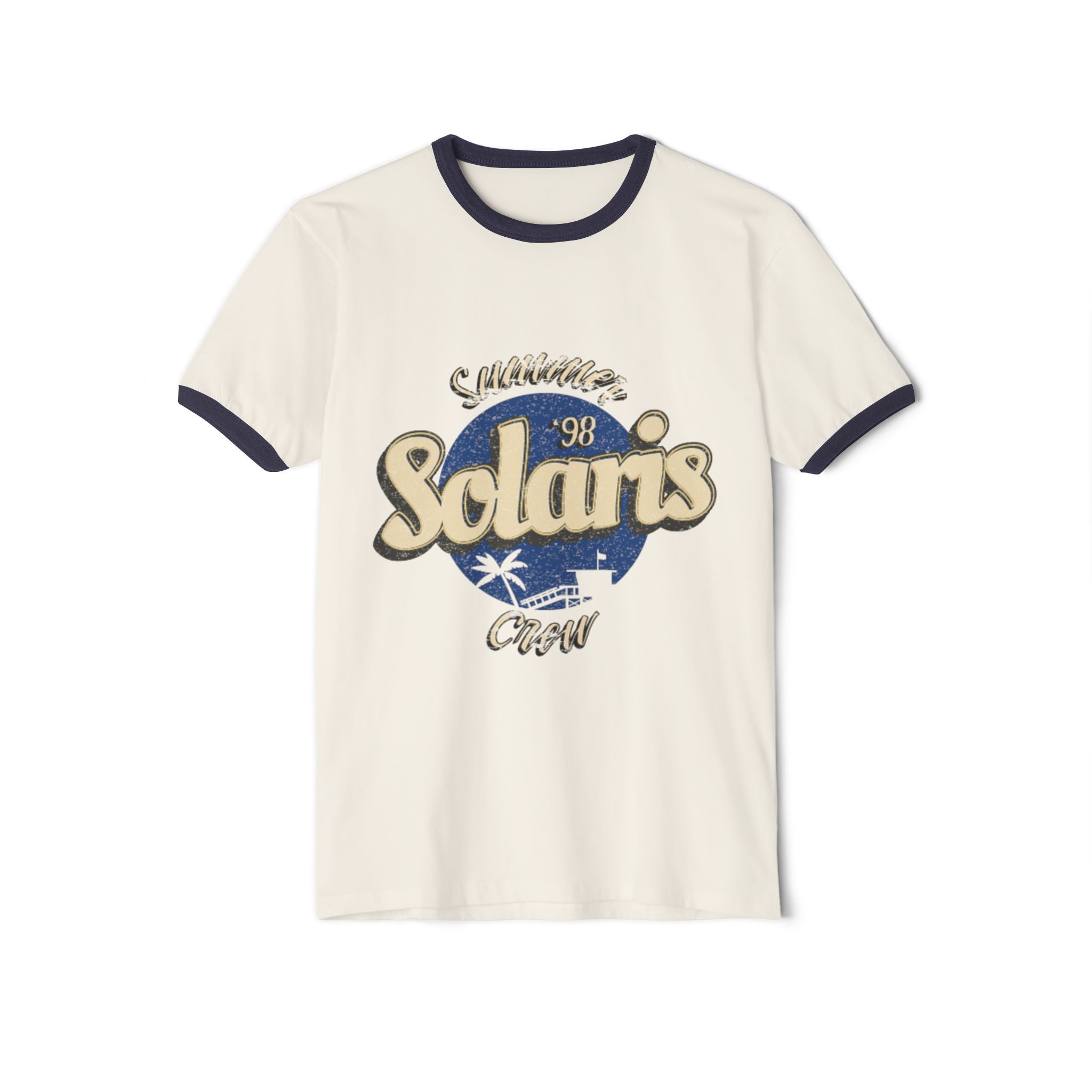 Vintage Summer Crew Ringer Tee