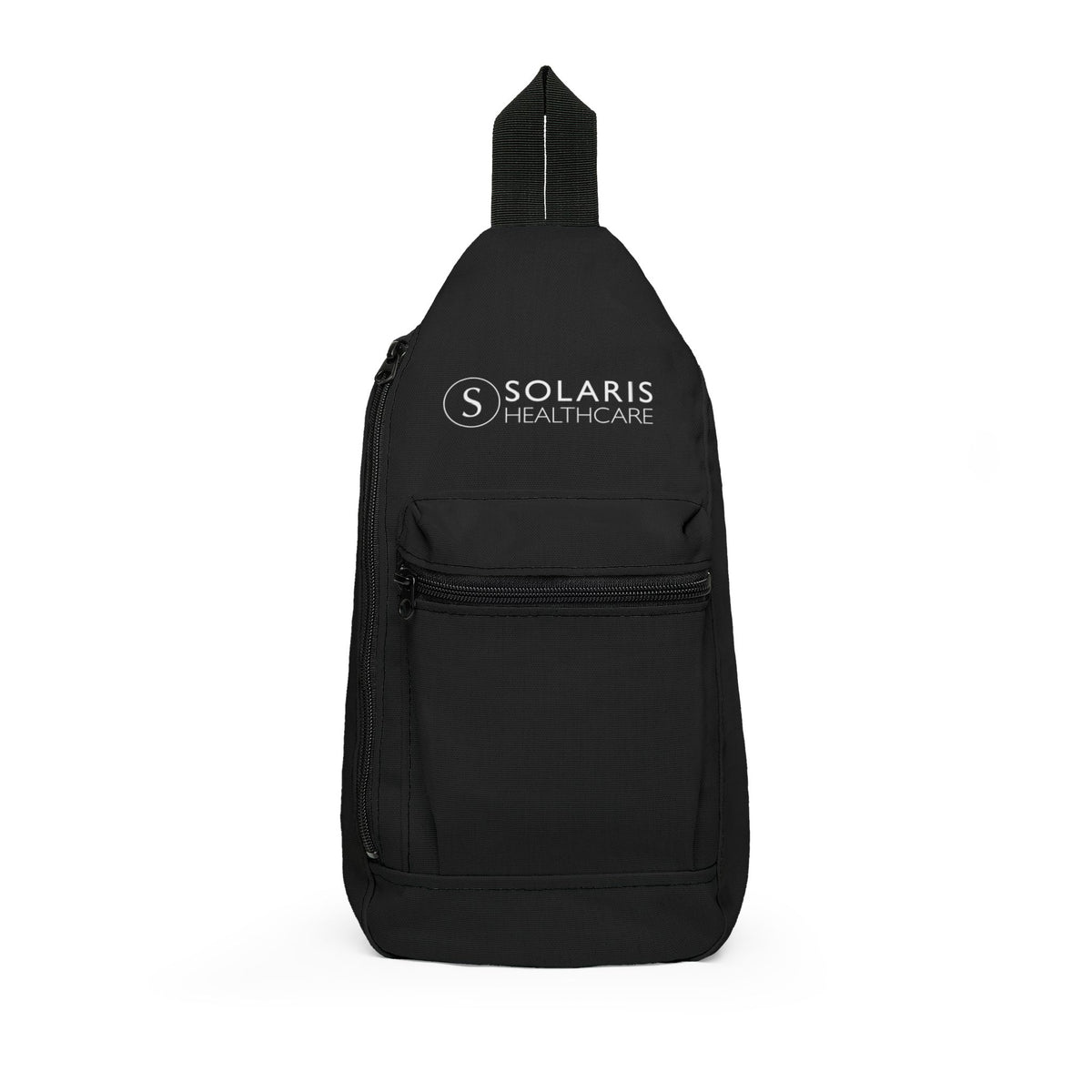 Black Sling Bag — Compact Crossbody Travel & Work Bag