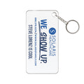 "We Show Up" Solaris Keychain