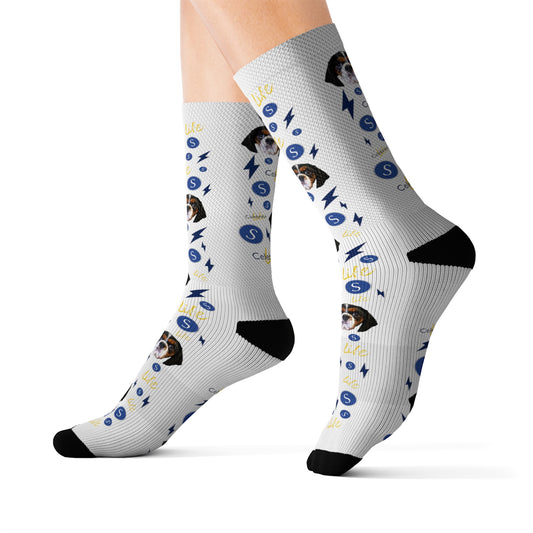 Oliver Snickerdoodle Solaris Socks - White