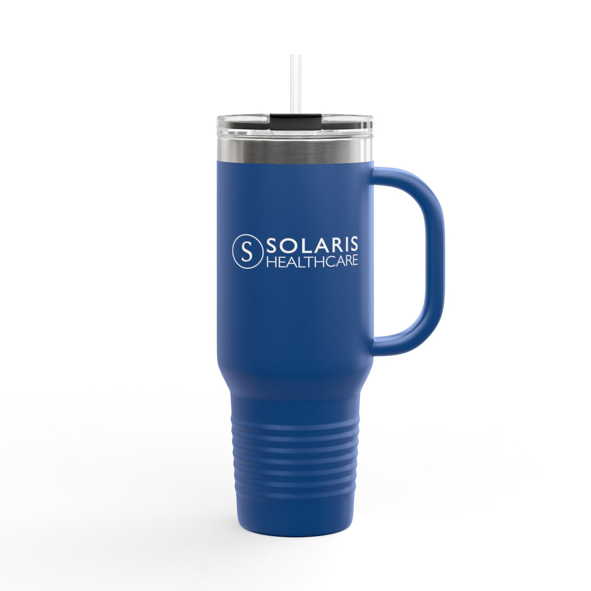 40oz Insulated Stainless Steel Tumbler with Straw & Handle