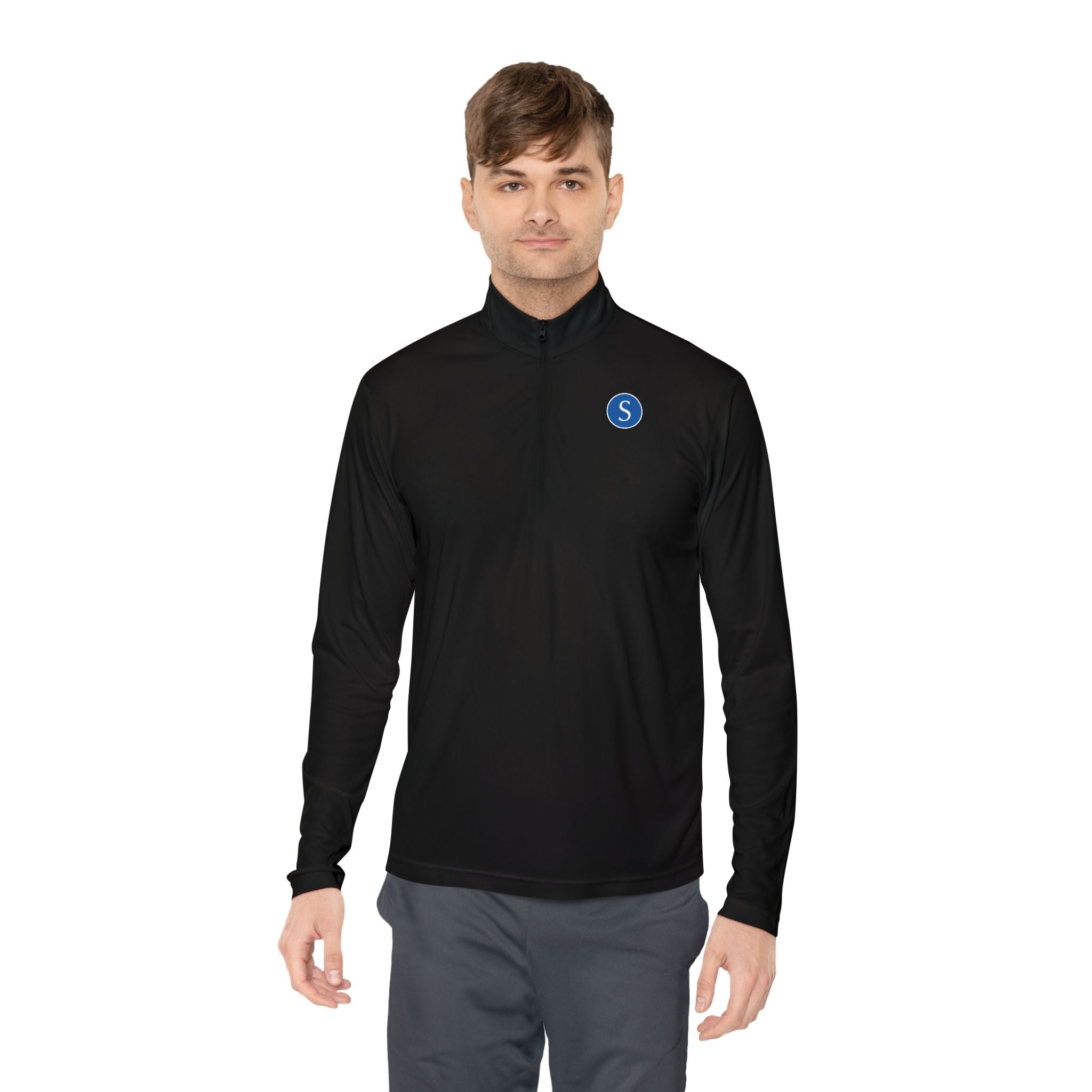 Quarter-Zip Solaris Healthcare Logo Pullover (Embroidered Chest & Back)