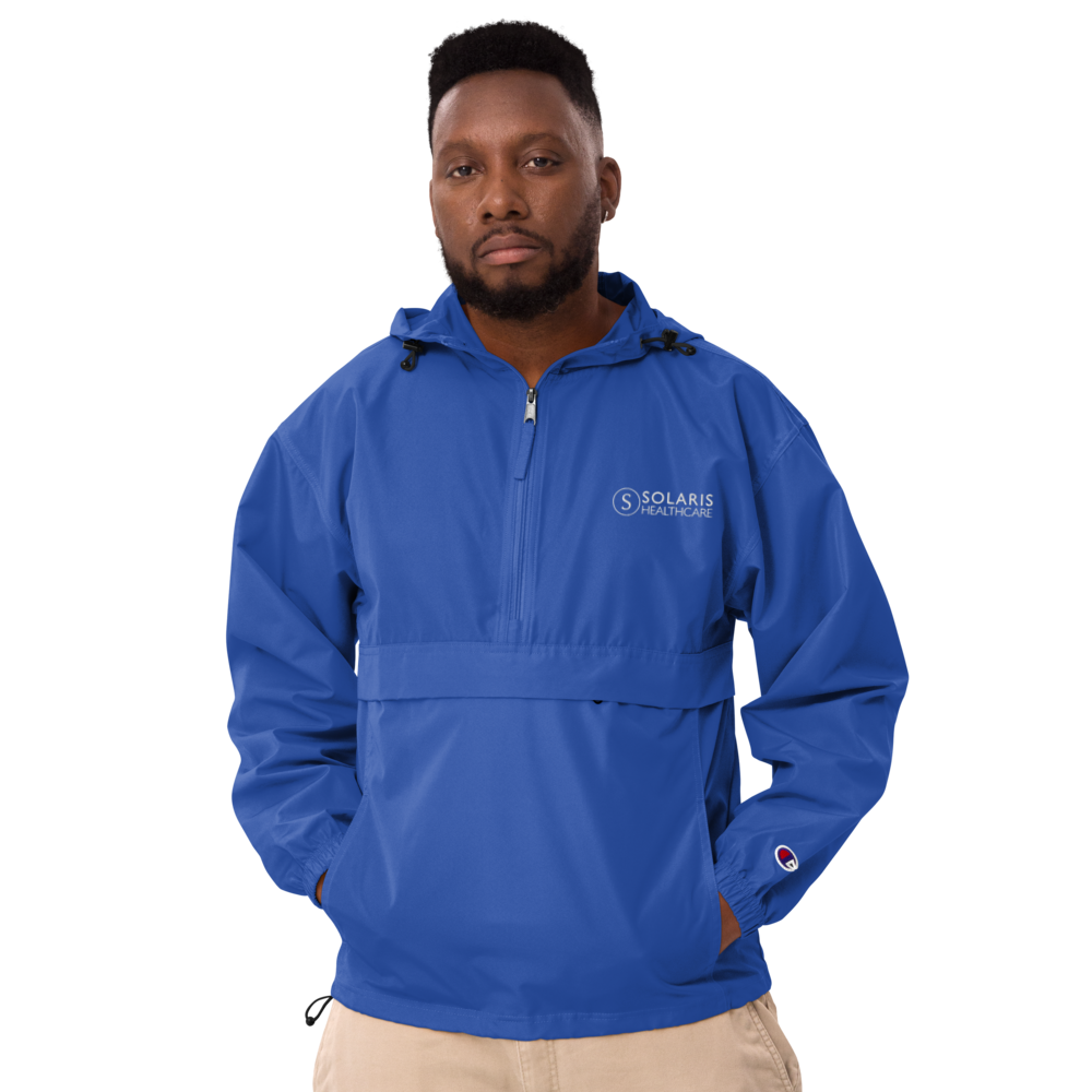 Logo Embroidered Champion Packable Jacket