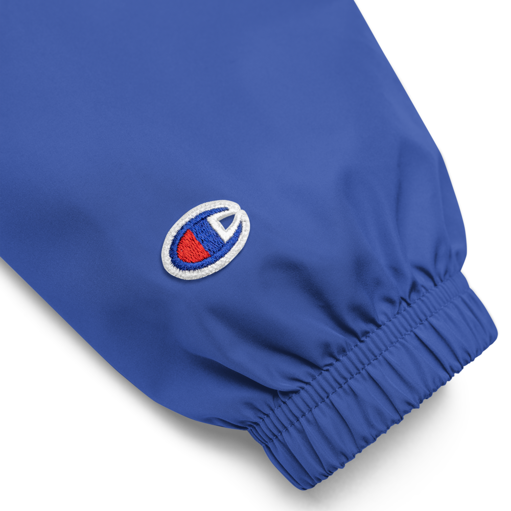 Logo Embroidered Champion Packable Jacket