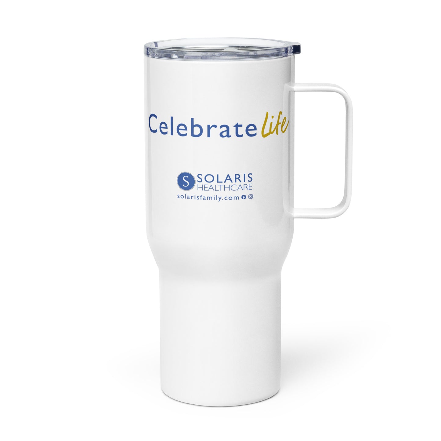 Solaris Healthcare Handled Tumbler