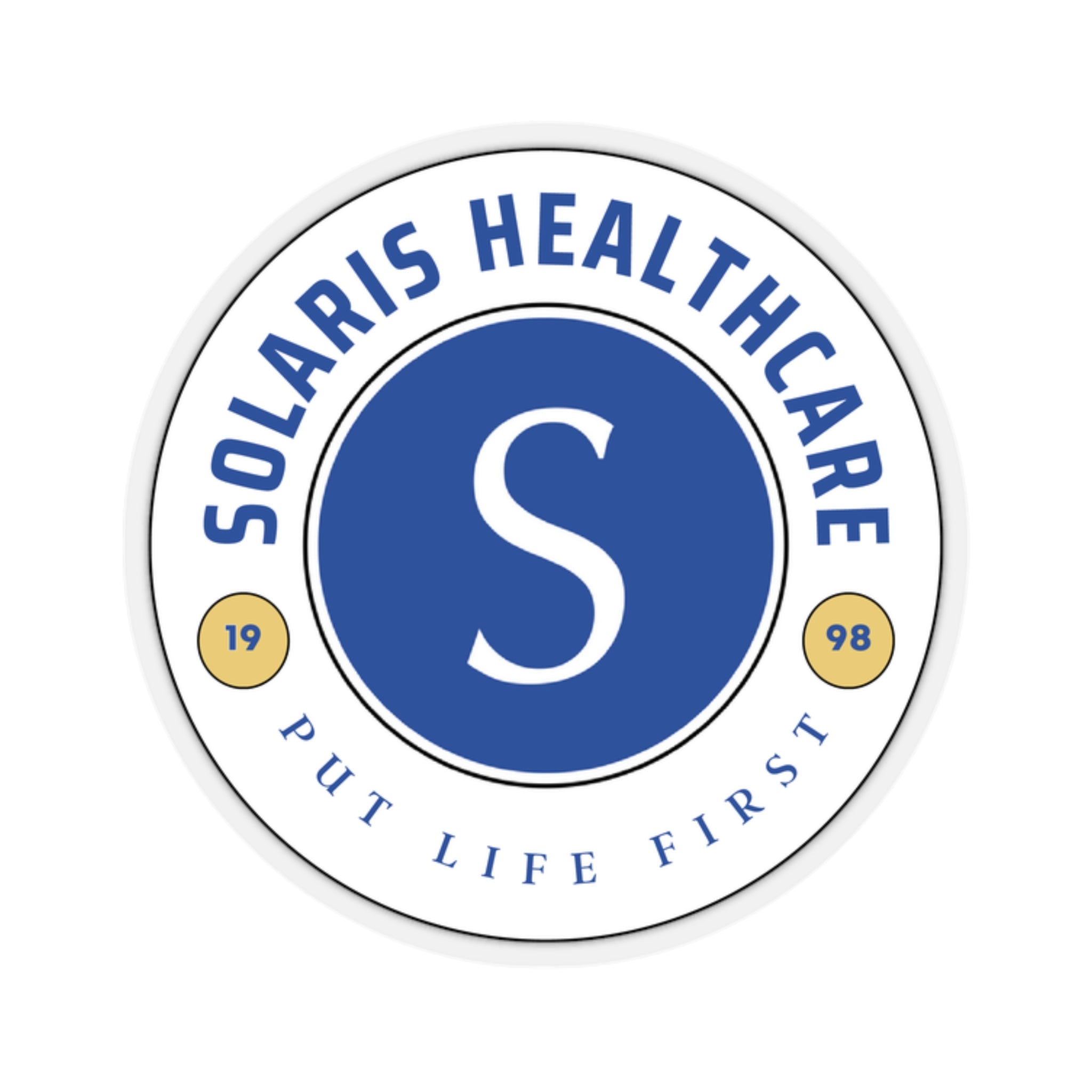 Solaris Coin Logo Sticker – Solaris Healthcare