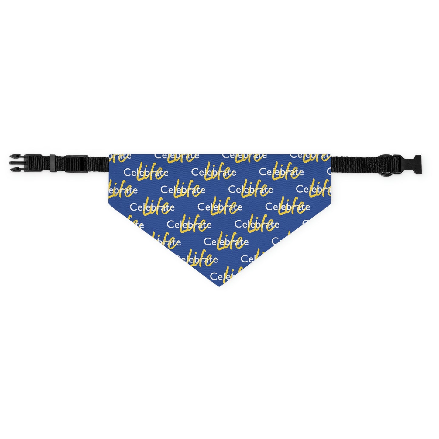 Celebrate Life Pet Bandana Collar