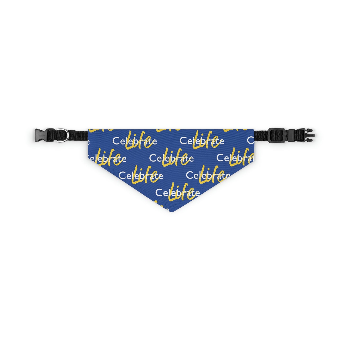 Celebrate Life Pet Bandana Collar