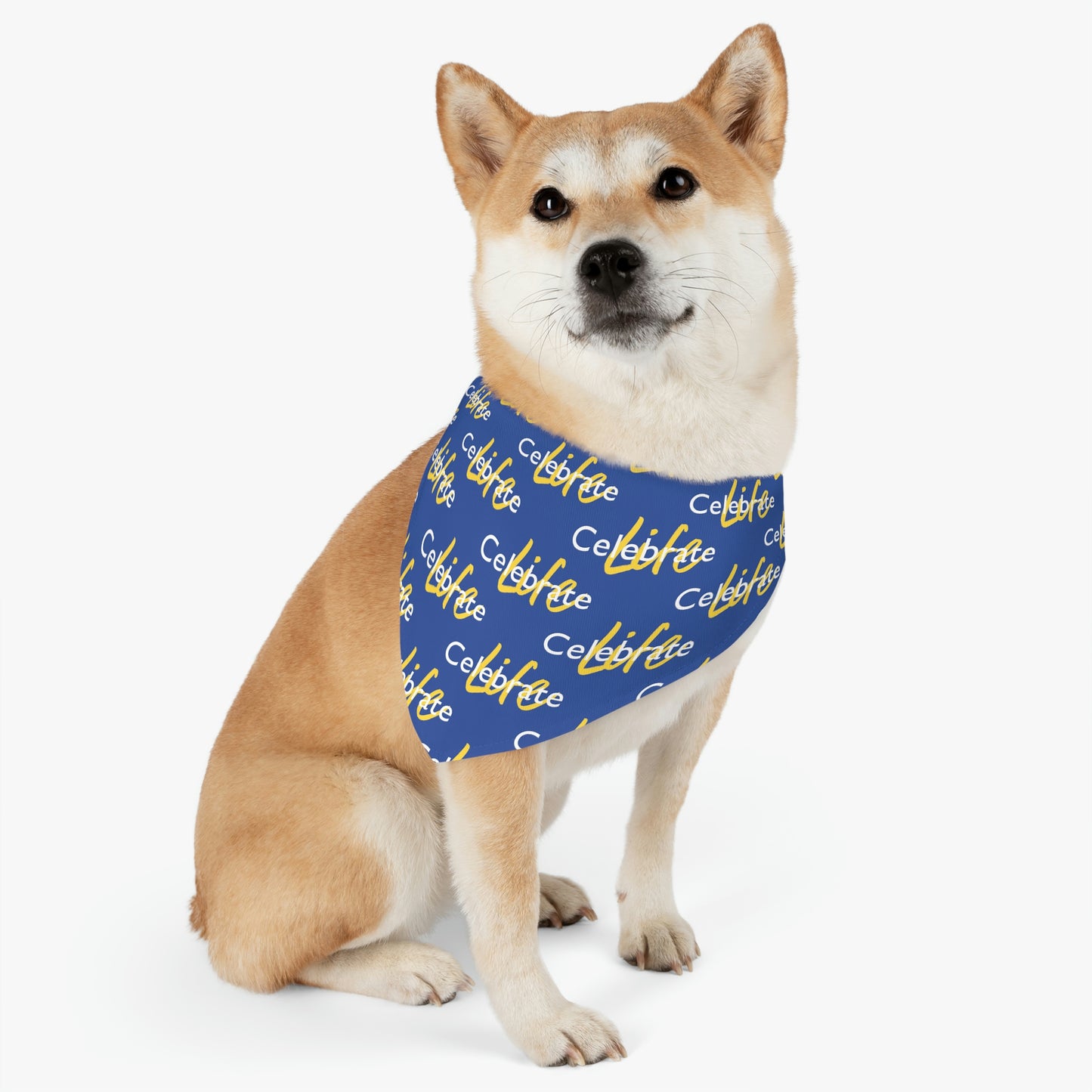 Celebrate Life Pet Bandana Collar